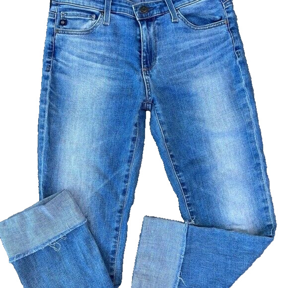 Adriano Goldschmied AG Pants Womens 25R The Ballad Slim Boot soft Cotton A000309 - Picture 1 of 12